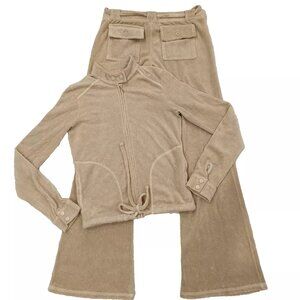 Vintage Juicy Couture Tracksuit Matching Set Medium Small Jacket Pants Pockets